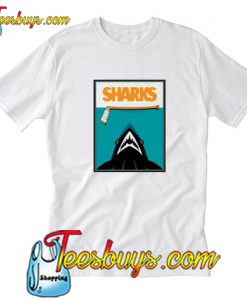 Jaws San Jose Sharks T-Shirt-SL