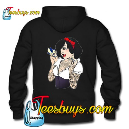 Sexy Tattooed Disney Princess Hoodie Back-SL