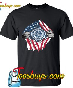 4th of July Firefighter Freedom T-Shirt NT