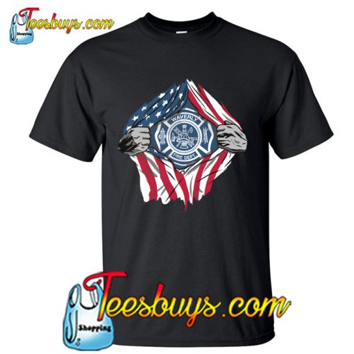 4th of July Firefighter Freedom T-Shirt NT