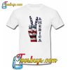 America Flag Free Finger T Shirt NT