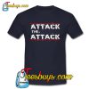 Attack the Attack with White Lettering T-Shirt NT