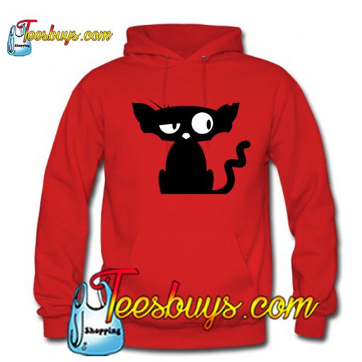 Black cat black kitty Hoodie NT