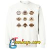 Coffee Shop Badges Sweatshirt NT