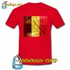 Flag of Belgium – Tree Trunk Wood T-Shirt NT