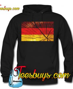 Flag of Germany – Tree Trunk Wood Hoodie NT