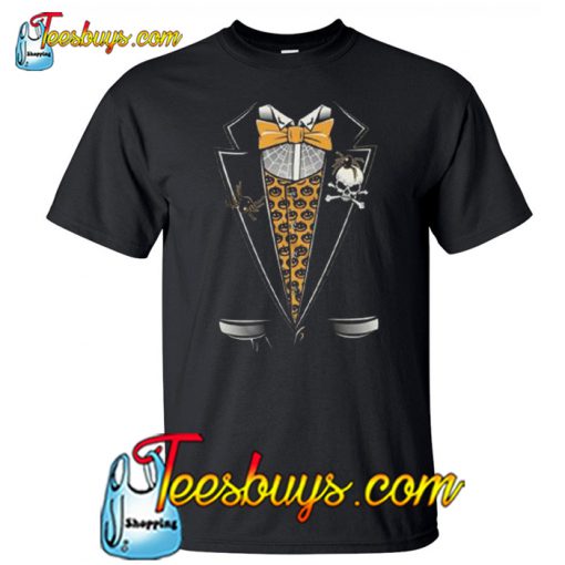 Halloween Pumpkin Tuxedo T Shirt NT