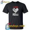 I Love Crossworld Puzzle T-Shirt NT