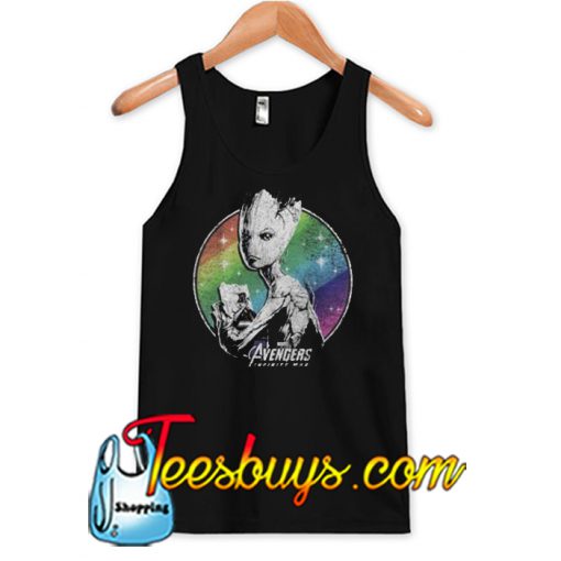 Marvel Avengers Infinity War Groot Rainbow Girls Tanktop NT