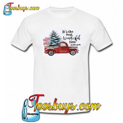 Red Truck Christmas T-Shirt NT