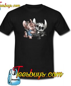 Angel Kissing Stitch Nightmare Before Christmas T-Shirt NT