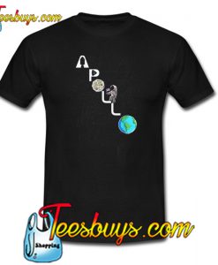 Apollo 11 Climbing Astronaut 50th Anniversary Moon Landing T-Shirt NT