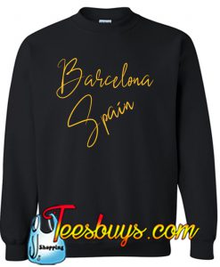 Barcelona Spain Sweatshirt NT