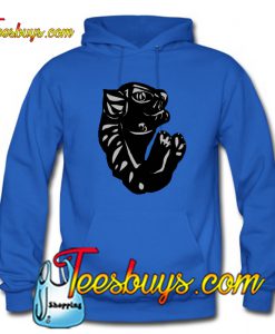 Cat Abstract Silhouette Vector Art Hoodie NT