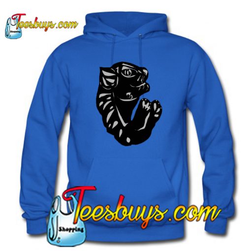 Cat Abstract Silhouette Vector Art Hoodie NT