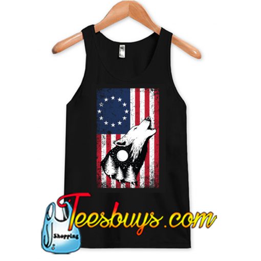Distressed Betsy Ross Flag T-shirt Tank Top NT