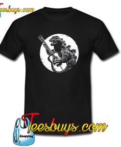 Godzilla Playing Guitar Graphic T-Shirt NT