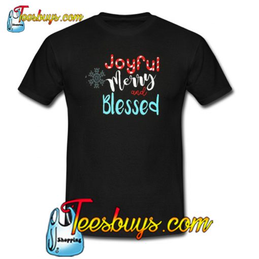 Joyful and Blessed Christmas T-Shirt NT