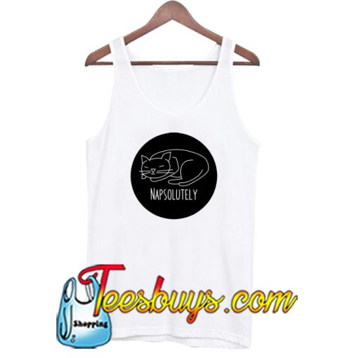 NAPSOLUTELY Funny Cute Cat Shirt Sticker Coffee Mug Apparel Gift For Cat Person Tank Top NT