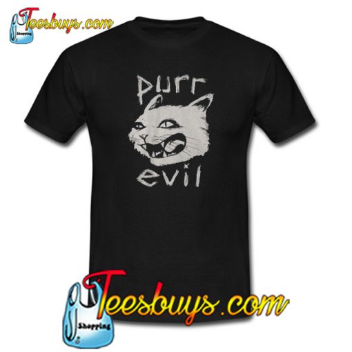 Purr Evil Trending T-Shirt NT