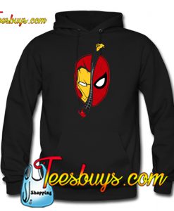 Spidey Ironman Face Homecoming Hoodie NT