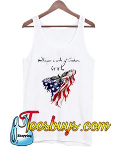 Whisper Words Of Wisdom Let It Be Dragonfly America Tank Top NT