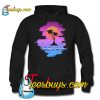 1980s Sunset Palm tree Hoodie NT