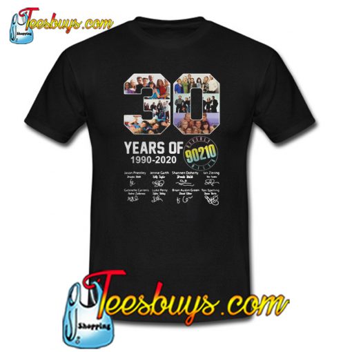 30 Years of Beverly Hills 90210 1990-2020 Signatures T-Shirt NT