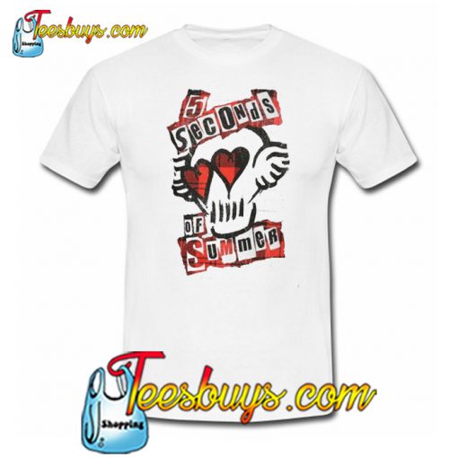 5 Seconds of Summer Heart of Rock Trending T Shirt NT