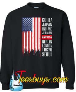 American Flag Sweatshirt NT
