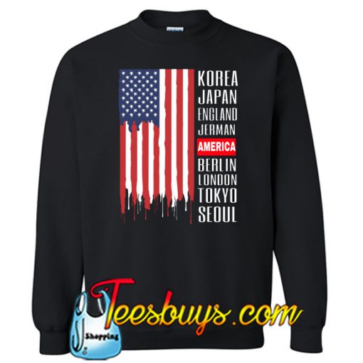 American Flag Sweatshirt NT