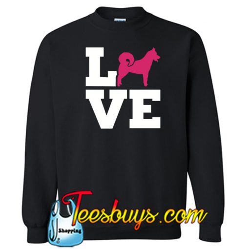 Greenland Dog love sweatshirt NT
