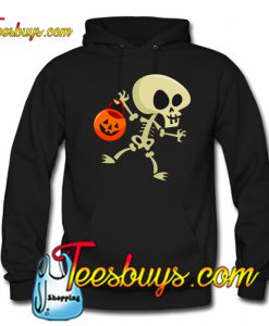 Pumpkin Spice Season Halloween Funny Skeleton Hoodie NT