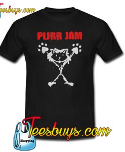 Purr Jam Cat Parody T-Shirt NT