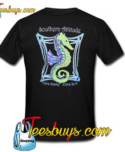 Southern Attitude Seahorse Back T-Shirt NT