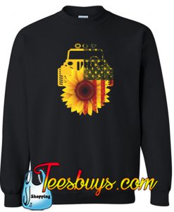 Sunflower us flag Sweatshirt NT