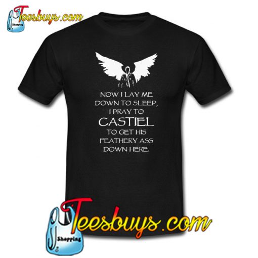 Supernatural Prayer to Castiel T-Shirt NT