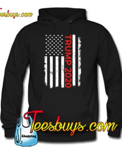 Trump 2020 American Flag Hoodie NT