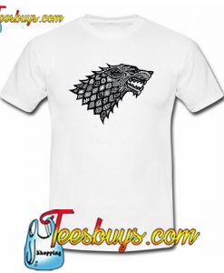 Floral Wolf Game Of Thrones T-Shirt SR