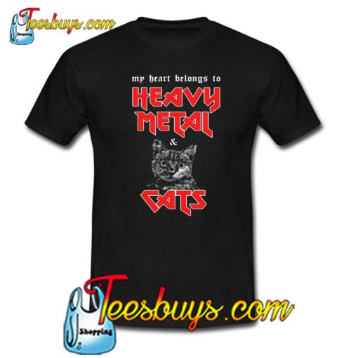 Heavy Metal and Cats T-Shirt NT