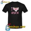 I Love Rock Pink Panther T-Shirt NT