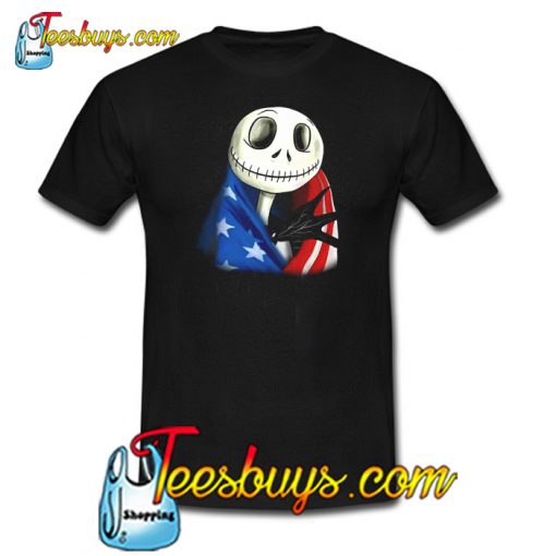 Jack Skellington American Flag T-Shirt NT