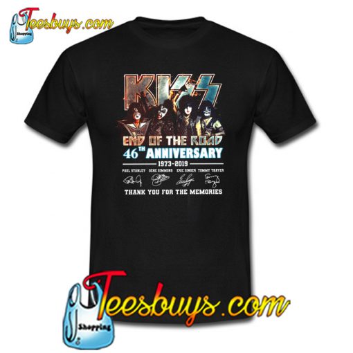 Kiss 46th Anniversary 1973-2019 T-Shirt NT