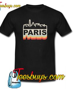 Paris Skyline Vintage T-Shirt NT