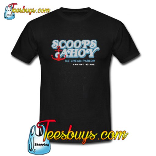 Scoops Ahoy Ice Cream Parlor T-Shirt SR