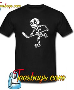 Skeleton Hockey Lovers Halloween T-Shirt NT