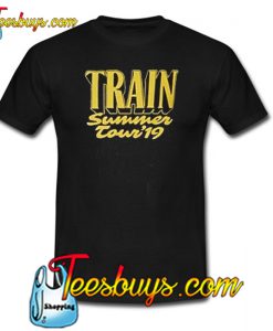 Train Summer Tour 2019 Black Yellow Trending T-Shirt NT