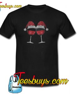 BLING BLING WINE CHRISTMAS T-SHIRT SR