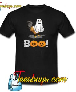 Chicken Boo Funny Halloween T-SHIRT SR