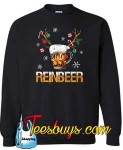 Christmas Funny Drinking Beer SWEATSHIRT SR